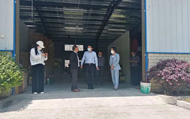 2020年4月15日李縣長來司調(diào)研